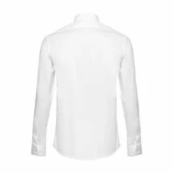 TH Clothes 30194 - Chemise en popeline à manches longues pour hommes.Couleur blanche