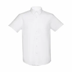 TH Clothes 30200 - Chemise oxford à manches courtes pour homme. Couleur blanche