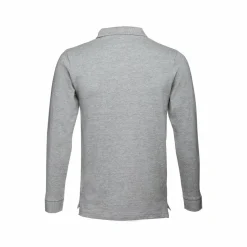 TH Clothes 30141 - Polo à manches longues en coton cardé pour hommes