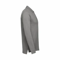 TH Clothes 30141 - Polo à manches longues en coton cardé pour hommes