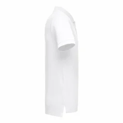 TH Clothes 30130 - Polo à manches courtes en coton pour hommes. Couleur blanche