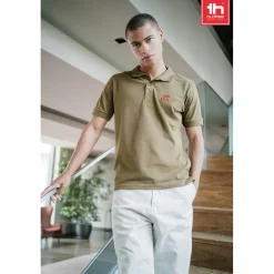TH Clothes 30131 - Polo à manches courtes en coton pour hommes