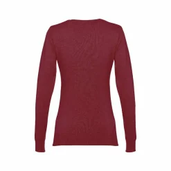 TH Clothes 30150 - Pull à col V pour femmes en coton et polyamide