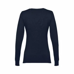 TH Clothes 30150 - Pull à col V pour femmes en coton et polyamide