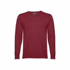 TH Clothes 30149 - Pull col V pour homme en coton et polyamide