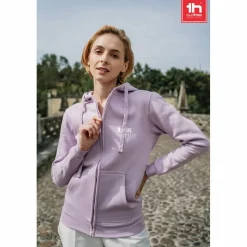 TH Clothes 30162 - Sweat-shirt pour femme en coton et polyester