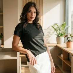TH Clothes 30317 - T-shirt à coupe régulière pour femme