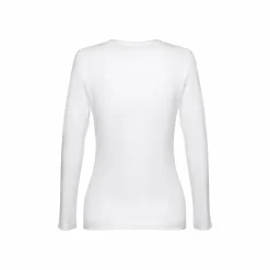 TH Clothes 30125 - T-shirt à manches longues ceinturé pour femmes