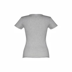TH Clothes 30106 - T-shirt ceinturé en coton pour femme