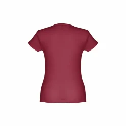 TH Clothes 30106 - T-shirt ceinturé en coton pour femme