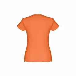 TH Clothes 30106 - T-shirt ceinturé en coton pour femme