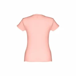 TH Clothes 30106 - T-shirt ceinturé en coton pour femme