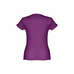 TH Clothes 30106 - T-shirt ceinturé en coton pour femme