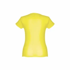 TH Clothes 30106 - T-shirt ceinturé en coton pour femme