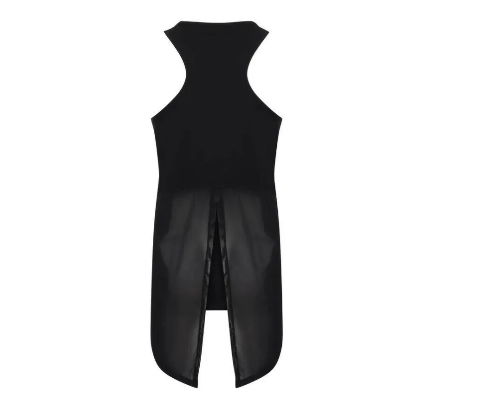 TOMBO TL507 - Débardeur femme ouvert dans le dos