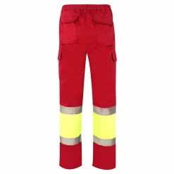 Velilla 36052 - Pantalon bicolore en sergé (210g/m²), doublé, multi-poches, en coton (20%) et polyester (80%)