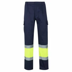 Velilla 36052 - Pantalon bicolore en sergé (210g/m²), doublé, multi-poches, en coton (20%) et polyester (80%)