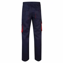 Velilla 36004 - Pantalon sergé, bicolore, multipoches (200g/m²), en coton (35%) et polyester (65%)