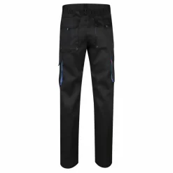 Velilla 36004 - Pantalon sergé, bicolore, multipoches (200g/m²), en coton (35%) et polyester (65%)