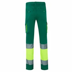 Velilla 36087 - Pantalon stretch multipoches bicolore (240g/m²), en coton (46%), EME (38%) et polyester (16%)