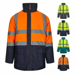 Velilla 36108 - Parka 4 en 1 bicolore (180g/m²), en polyester (100%), avec finition PU