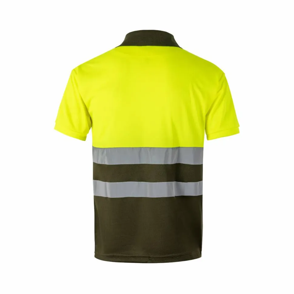 Velilla 36065 - Polo bicolore (160g/m²) à manches courtes, en polyester (100%)