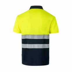Velilla 36065 - Polo bicolore (160g/m²) à manches courtes, en polyester (100%)