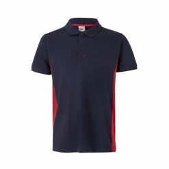 Velilla 36039 - Polo piqué bicolore (180g/m²), manches courtes, en coton (60%) et polyester (40%)