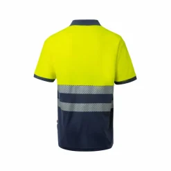 Velilla 36100 - Polo piqué bicolore (150g/m²) à manches courtes, en coton (55%) et polyester (45%)