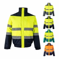 Velilla 36059 - Veste rembourrée bicolore (180g/m²) en polyester (100%), avec fintion PU