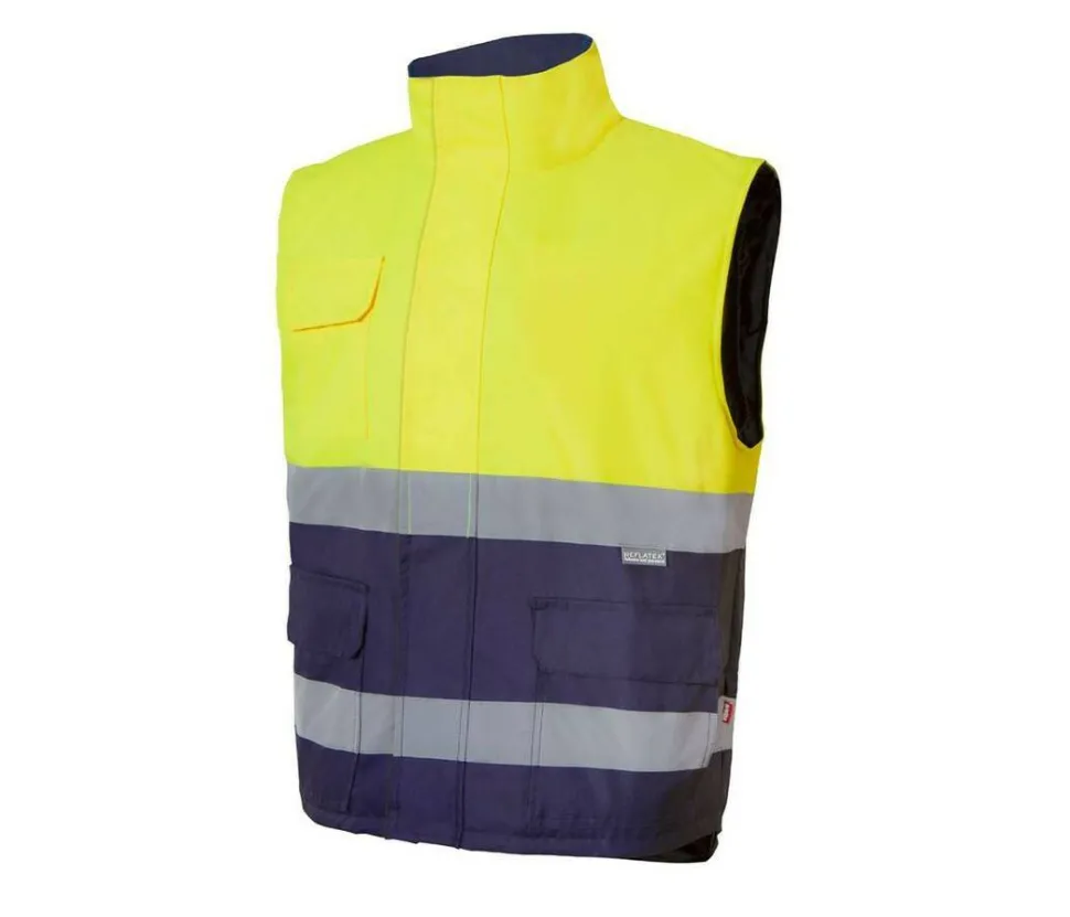 VELILLA V35902 - BODYWARMER MATELASSE BICOLORE HAUTE VISIBILITE