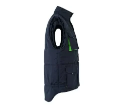 VELILLA V5902 - GILET MATELASSÉ BICOLORE MULTI-POCHES