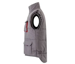 VELILLA V5902 - GILET MATELASSÉ BICOLORE MULTI-POCHES