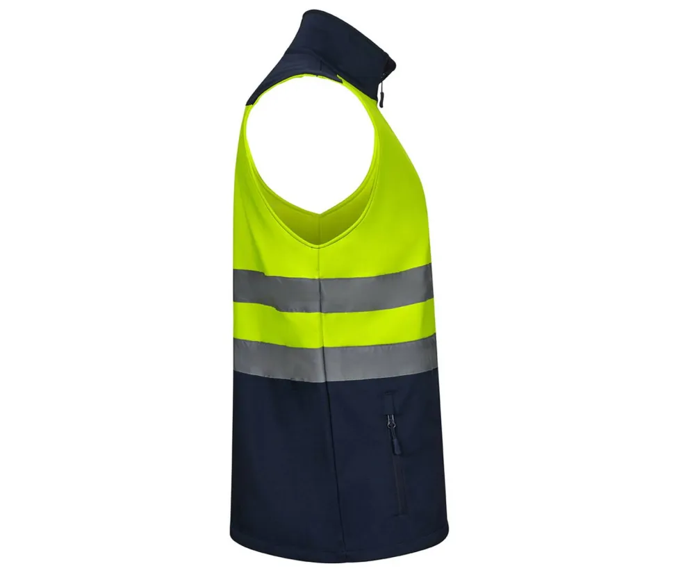 VELILLA V35906 - GILET SOFTSHELL BICOLORE