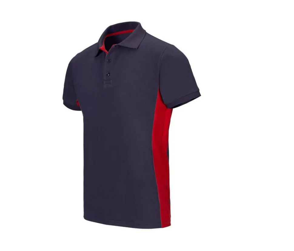 VELILLA V5504 - POLO BICOLORE MANCHES COURTES