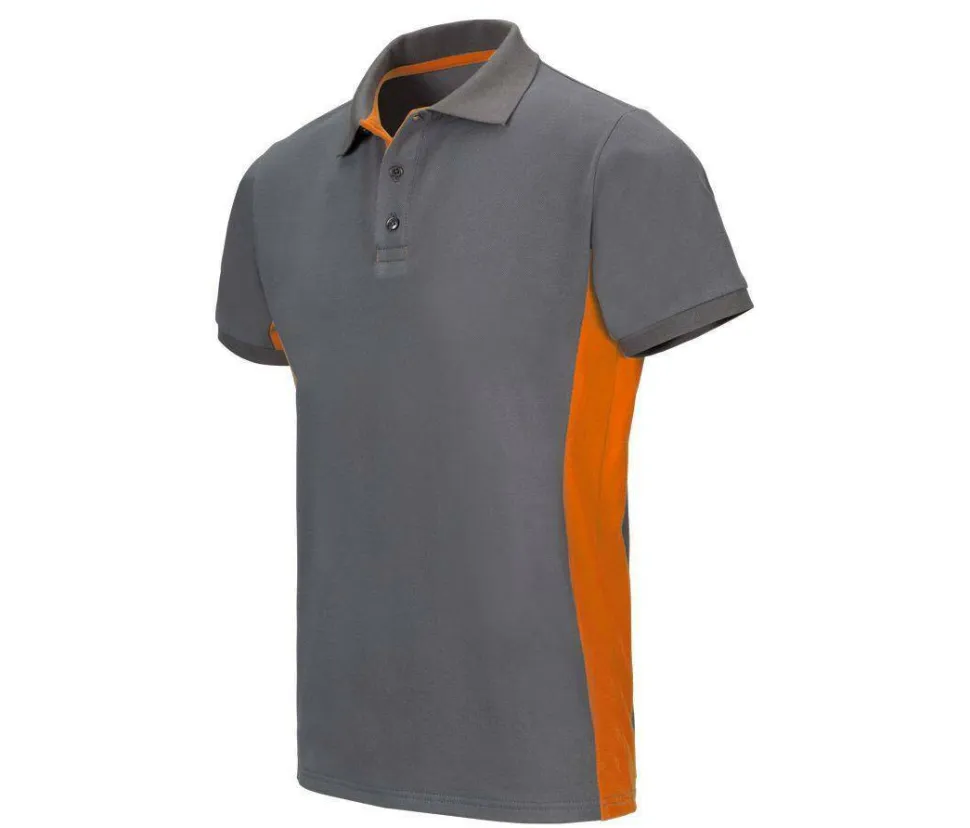 VELILLA V5504 - POLO BICOLORE MANCHES COURTES