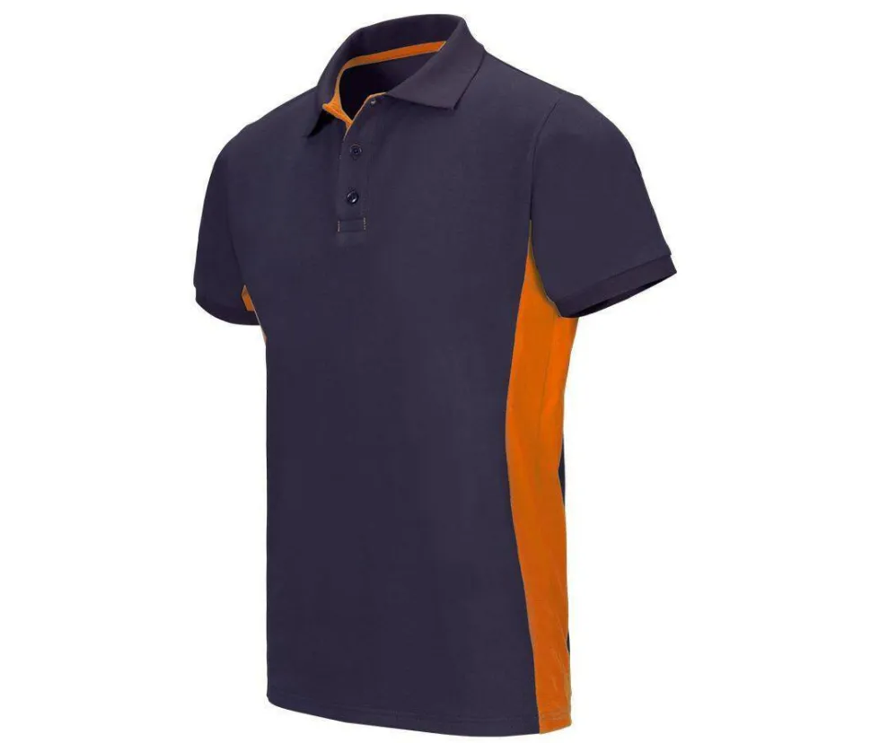 VELILLA V5504 - POLO BICOLORE MANCHES COURTES