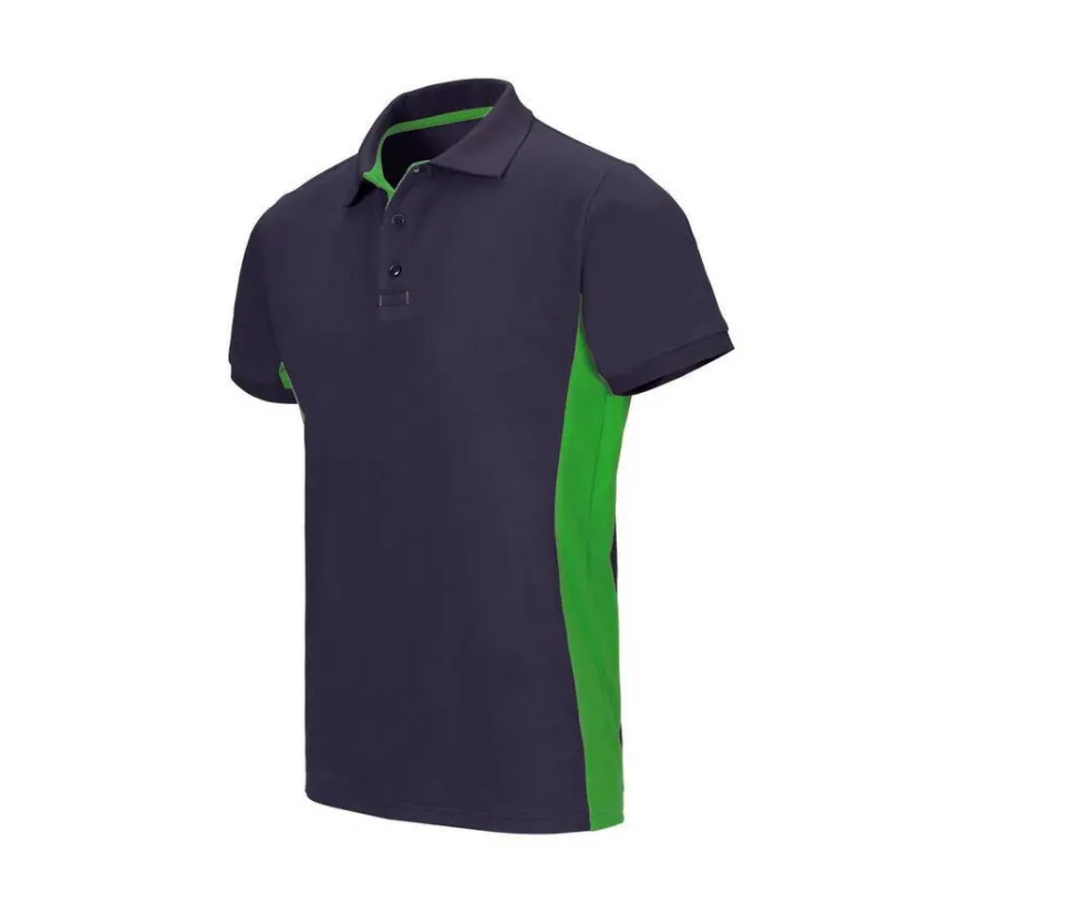 VELILLA V5504 - POLO BICOLORE MANCHES COURTES