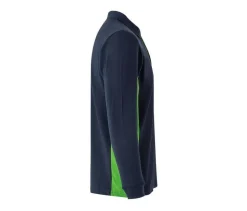 VELILLA V5514 - POLO BICOLORE MANCHES LONGUES