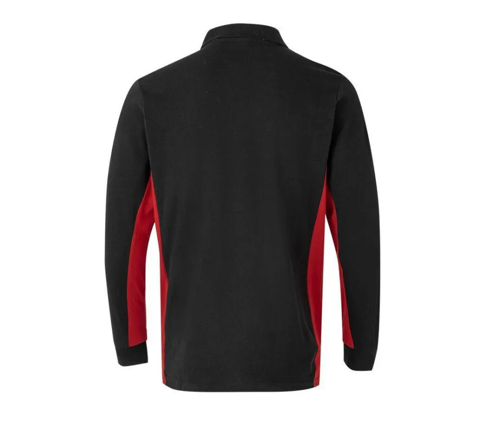 VELILLA V5514 - POLO BICOLORE MANCHES LONGUES
