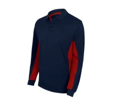 VELILLA V5514 - POLO BICOLORE MANCHES LONGUES
