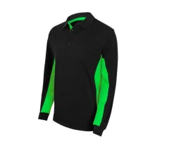 VELILLA V5514 - POLO BICOLORE MANCHES LONGUES