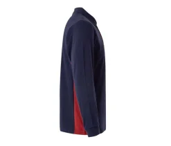 VELILLA V5514 - POLO BICOLORE MANCHES LONGUES