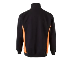 VELILLA V5704 - Sweat bicolore col zippé