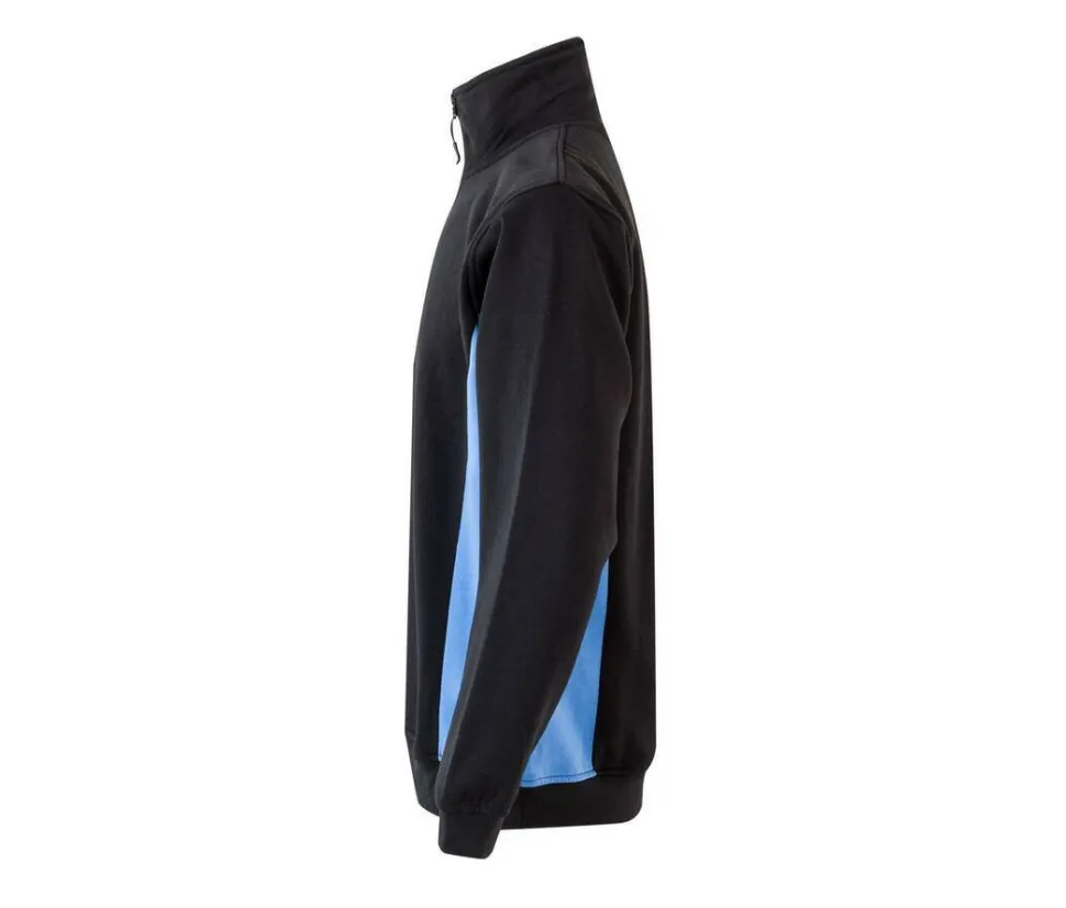 VELILLA V5704 - Sweat bicolore col zippé