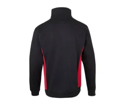 VELILLA V5704 - Sweat bicolore col zippé