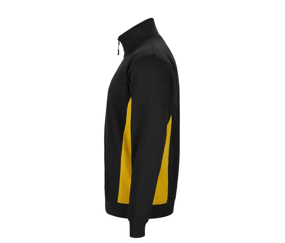 VELILLA V5704 - Sweat bicolore col zippé