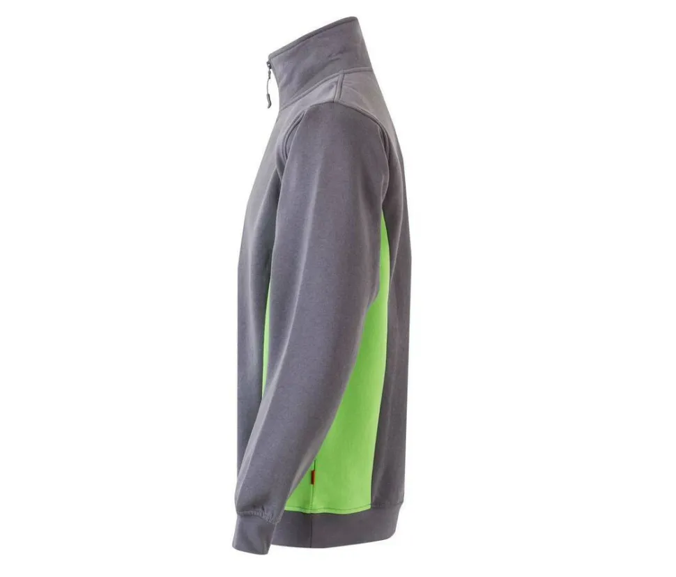 VELILLA V5704 - Sweat bicolore col zippé