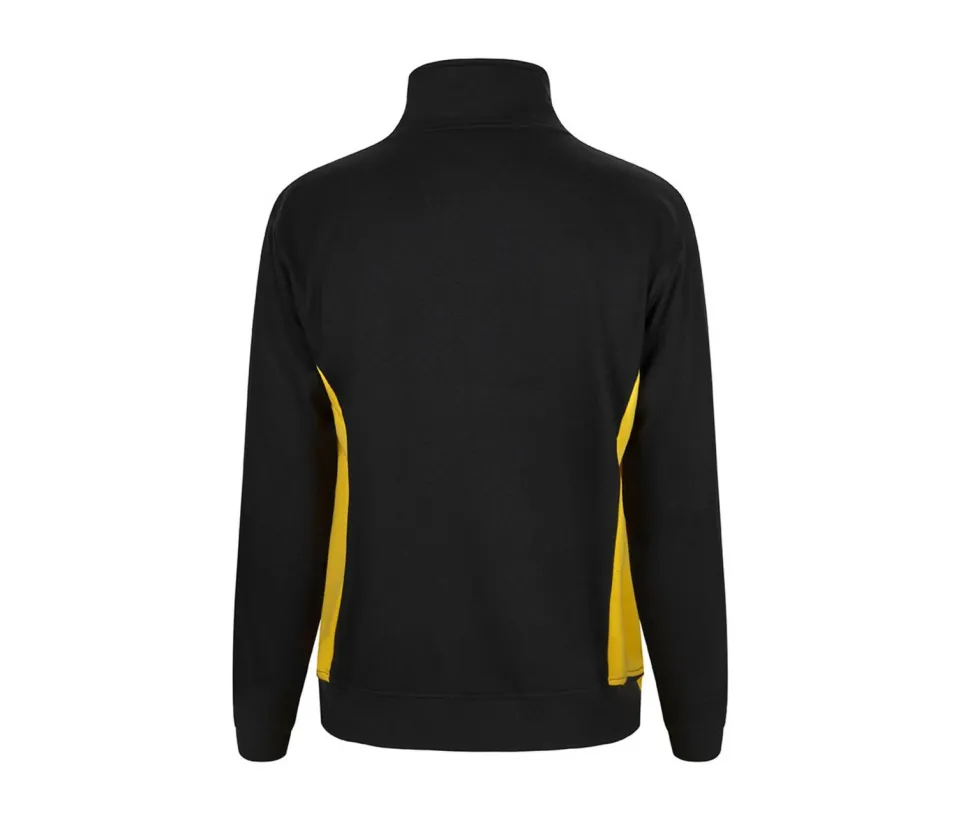 VELILLA V5704 - Sweat bicolore col zippé