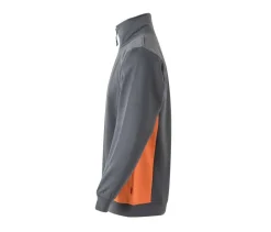 VELILLA V5704 - Sweat bicolore col zippé